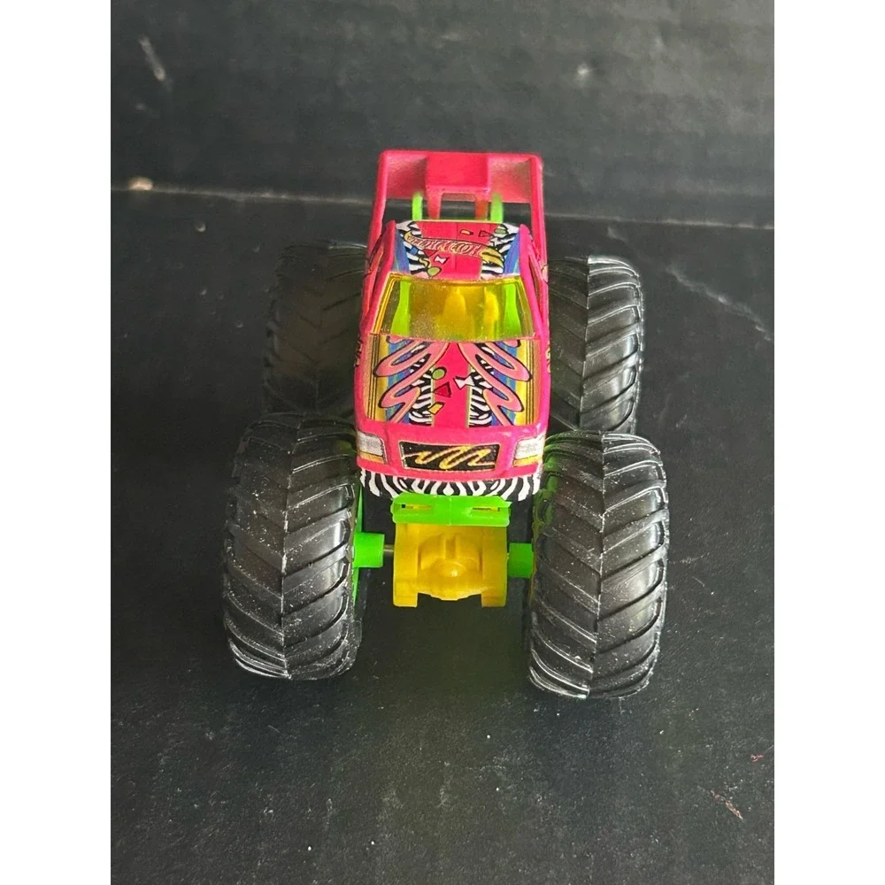 Hot Wheels Monster Jam Truck Torque Terror Neon Shocker Pink Green Loose